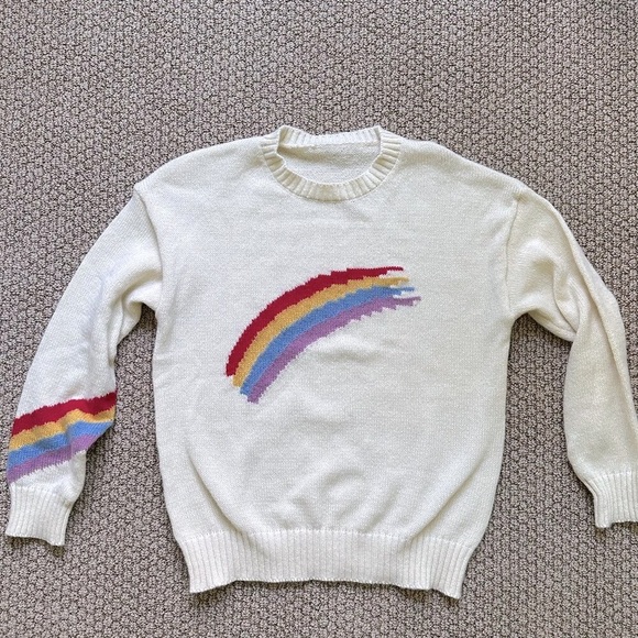 A87 Rainbow Pride Sweater NWOT Women’s S M L - Picture 2 of 5